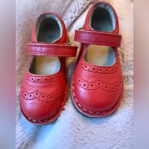 Mini Boden Red Mary Janes. Size 24/girls 7.5